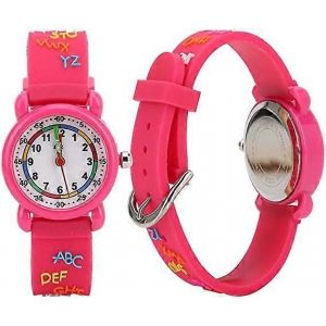 Montre De Dessin Anim&eacute; Pour Enfants,Motif De Lettre,&Eacute;tanche Pour Enfants,Montre-Bracelet,Sangle Pu,Montre-Bracelet - Neuf