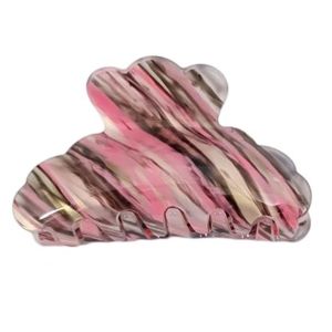 Promotion ! Pince Crabe Créateur 'scarlett' Rose - 80x40 Mm - Neuf