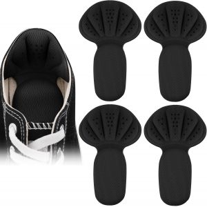 Kalanka-2 Paires De Coussinets De Talon En &Eacute;ponge 2 En 1 Coussinets De Talon Autocollants Pour Chaussures Trop Grandes Coussinets De Talon En Maille Souple Semelles Int&eacute;rieures &Eacute;paisses Anti-Ampoules - Neuf