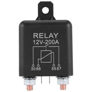 Relais 4 broches 12V 200A normalement ouvert - Charge partagée marine automobile robuste - Neuf