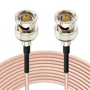 SDI C&acirc;ble Coaxial RG179 C&acirc;ble BNC C&acirc;ble 1m 75 Ohms,pour &Eacute;quipement Vid&eacute;o Cam&eacute;ra BMCC,Prend en Charge C&acirc;ble Vid&eacute;o HD-SDI 3G-SDI 4K 8K SDI (droit,1 pi&egrave;ce). - Neuf