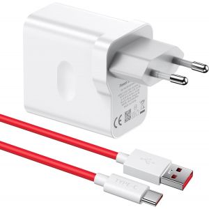 30W Chargeur Usb Avec C&acirc;ble Usb C 1M Pour Oneplus Nord Ce,Chargeur Rapide Avec C&acirc;ble Usb Type-C Pour Oneplus N10/N100/Nord/8 Pro/8/7T Pro/7/7 Pro/7/6T/6/5T,Oppo Find X/Reno4 Z,Realme 8/8I/7/7I - Neuf