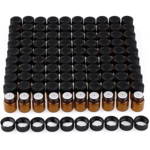 100pcs Flacons d'huiles essentielles Bouteilles Vides Porte-pilules Tablettes-1 ml - Neuf