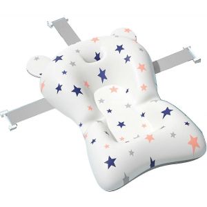 Coussin De Bain Pour B&eacute;b&eacute; Si&egrave;ge De Soutien De Bain Pour B&eacute;b&eacute; &Agrave; S&eacute;chage Rapide, Tapis De Baignoire Pour B&eacute;b&eacute; R&eacute;glable Pour 0-18 Mois Nouveau-N&eacute; - Neuf