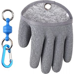 M main droite Anti-coupure de pêche, gants, imperméables, faite de polyéthylène tissé de fils et de Latex, système de fixation magnétique - Neuf