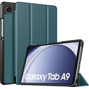 Kal-Coque Compatible Avec Samsung Galaxy Tab A9 8,7"" 2023, Étui De Protection Fin Et Léger Avec Dos En Pc Rigide Pour Samsung Galaxy Tab A9 8,7"" Sm-X110/X115/X117, Bleu Vert - Neuf