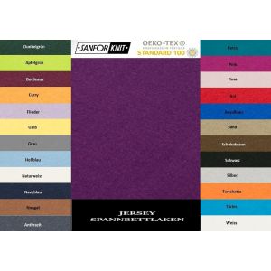 Drap-Housse En Jersey - 60 X 120-70 X 140 Cm - Violet - Neuf