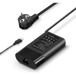 acdsgd-Chargeur USB C 65W Compatible avec HP Elitebook Elite Spectre X360 X2 830 1030 1040 Envy 11 13 14 15 Probook 430 G6 G7 G8 Elite Pavilion Ordinateur Portable - Neuf