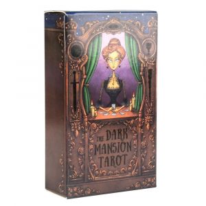 Tarot Du Manoir Sombre - Cartes De Tarot De Maison Sombre Pour Débutants, Version De Guide, Tapis De Jeu Oraculos Mystérieux, Jeux De Fête, Prédictions, Oracle Deck, Destin - Neuf