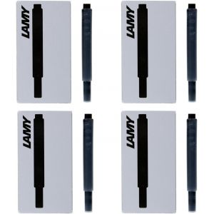 Fountain Pen Ink Cartridges,Black Ink,Pack of 20 (LT10BKB) - Neuf