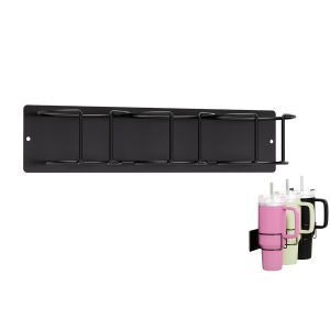Porte-Gobelets Magn&eacute;tique Pour 3 Tasses Stanley - Organisateur Pour Placard Et R&eacute;frig&eacute;rateur - Neuf