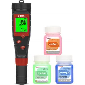 VornixorSarlshoppH-m&egrave;tre pour Eau hydroponique, testeur de pH num&eacute;rique, testeur TDS, EC PPM pour nutriments v&eacute;g&eacute;taux, conductim&egrave;tre 4 en 1, Stylo pH pour Eau Potable, Eau de Javel, Plantes d'int&eacute;rie - Neuf