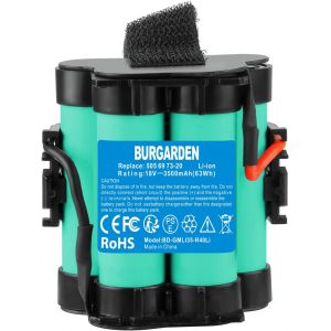 MEVRONISSHOP-18V 3500mAh Li-ION Batterie pour Gardena Tondeuse Robot R40Li R45Li R50Li R70Li R75Li R80Li pour Husqvarna Automower 105 305 308 McCulloch Rob R600 R800 R1000 Flymo Tondeuse Robot 1200R - Neuf