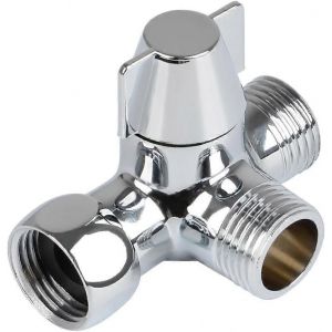 Inverseur de douche 3 voies,valve adaptateur en T G1/2 - Neuf