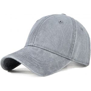 Few-Casquette De Baseball Unisex Denim Unisexe,Chapeau Sport Femmes Respirant,Chapeau De Soleil Homme Grande Taille,Casquette De Baseball Hommes Rétro Protection Solaire - Neuf