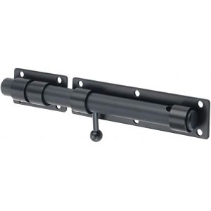 Serrure de porte de porte, goupille géante, 10 pouces noir - Neuf
