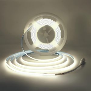 Ruban Led Cob 5m 24v Blanc 4000k,Arote Bande Led Cob 5mm Largeur 384leds/M Dimmable Haute Densité Lumière (Sans Alimentation)Diy Ip20 Pour Chambre Cuisine Maison Décoration Intérieure - Neuf