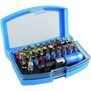 CHECARZHN--NO1-Högert Ht1S400 Set D'Embouts | Bit Box | Bits Sets Accessoires | Embouts De Tournevis | Jeu D'Embouts 1/4 - Neuf
