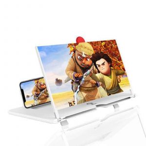 Loupe d'ecran 3D pour telephone portable 10/12 pouces, projecteur pliable pour regarder des films et des videos - Neuf