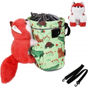 Panier De V&eacute;lo Enfant Avant Avec Peluche,Sac De V&eacute;lo &Eacute;tanche Avec Bretelles,Sac Guidon Pour V&eacute;lo Enfant Tricycle Trottinette.[O375] - Neuf