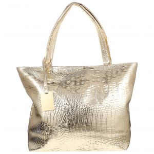 Fashion Sac Grande Capacit&eacute; D'&Eacute;paule Fourre-Tout Pour Les Femmes Et Les Filles D'Or Casual Sac &Agrave; Main Spacieux De Tous Les Jours - Neuf