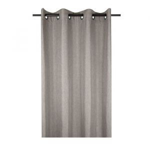 1 Rideau 140 X 280 Cm Bea Beige Jute - Neuf