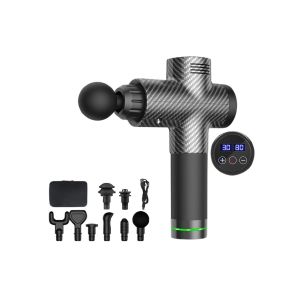 Pistolet De Massage Avec 8 Embouts Pour La Percussion Musculaire Et Le Soulagement Des Tissus - Neuf