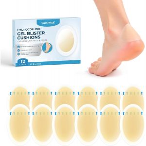 Kalanka-12 Pi&egrave;ces De Pansements Pour Ampoules Aux Pieds - Pansement Ampoule Talon, Pied Anti Frottement - Pr&eacute;vention Des Ampoules (Heel Pack) - Neuf