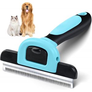 Jgd-Brosse Professionnelle Pour Chiens Et Chats - Brosse Pour Animaux &Agrave; Poils Longs Et Courts - Outil Efficace Pour L'&eacute;limination Des Poils Morts Et Le Soin Du Pelage De Votre Animal De Compagnie - Neuf
