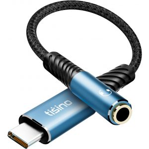 MEVRONISSHOP-Adaptateur USB-C vers Prise Casque TRRS 3,5 mm (0,2 m), c&acirc;ble USB-C vers Prise auxiliaire Femelle 384 kHz/32 Bits pour iPhone 16/15 Pro, Samsung S20/S20+ Ultra et Autres appareils Type-C - Neuf