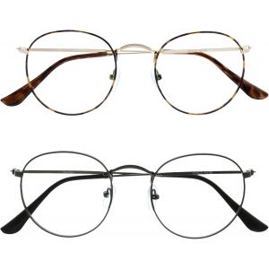 Sol Blue Light Blocking Glasses Cool Retro Reduces Glare Anti Headaches Improve Sleep Computer Gaming Mens Womens B94 - Neuf