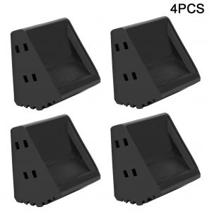 Hjlian Lot De 4 Tapis Antiderapants En Caoutchouc Pour Pieds D'echelle Pliante - Neuf