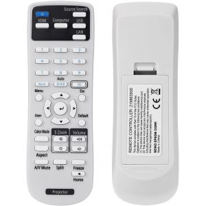 Télécommande Projecteur pour Epson EB-E01 EH-TW740 TW750 TW710 EB-W49 W06 W51 EB-X49 X06 X51 EB-FH06 FH52 EB-760W EB-770F 770Fi EB-720 725Wi 735Fi EB-992F EB-1485Fi 1480Fi EB-L200F - Neuf