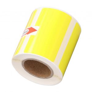 50 x 30mm imprimante thermique papier imperm&eacute;able &agrave; l'huile r&eacute;sistant &agrave; l'huile impression sans encre &eacute;tiquettes thermiques unies fournitures de bureau jaune A-B - Neuf
