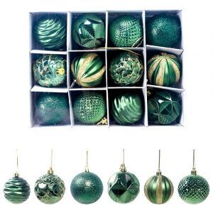 12PCS de boules de No&euml;l Incassables Arbre de No&euml;l de Hangin - Neuf
