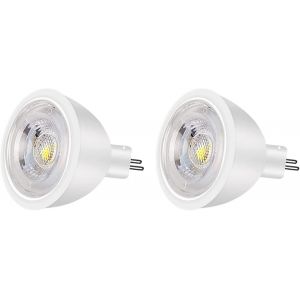 Kal-Lampe Led Mr11, Gu4 Led 12v Blanc Chaud 3w, Projecteur Led Mr11 Gu4 12v 40 Degrés, Ampoule Halogène 25w Non Graduable Remplace Le Pack De 2 - Neuf