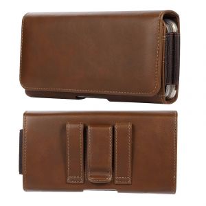 T&eacute;l&eacute;phone Mobile Clip de Ceinture en Cuir de Cas, Horizontal Sac de Taille pour les Hommes, les Multifonctions de Poche de Portefeuille, Compatible avec les Smartphones - Neuf
