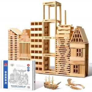 Iceko-100 Planchettes-Jeux De Construction En Bois Pour Enfants-D&eacute;veloppeur De Coordination Et D'&Eacute;veil &Agrave; Partir De 3 Ans - Neuf