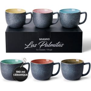 Chenquansarl-6x470mltassescafsetdemugsgrandetassecafengrsmodernecollectionlaspalmitassetde6 - Neuf