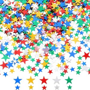Confettis &iquest;&iquest; paillettes en forme d'&iquest;&iquest;toiles 30 g (multicolores) - Neuf