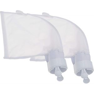 Sacs filtrants adaptables pour robots nettoyeurs de piscine Polaris 280 et 480. Lot de 2 sacs filtrants en nylon renforcé avec velcro K16. - Neuf