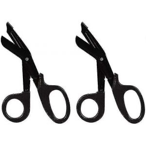 2pcs Trauma Ciseaux 7 Pouces Courb&eacute; Bandage Ciseaux Param&eacute;dical Ciseaux M&eacute;dical Ciseaux Premiers Soins Cisailles - Neuf