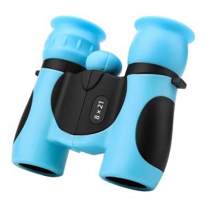 Jumelles Pour Enfants Kid's Choice Premium, &Eacute;tanches Et Antichoc, Pour L'observation Des Animaux. Coffret Cadeau Avec Jouet D'ext&eacute;rieur, Bleu. - Neuf