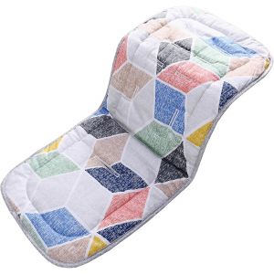 Coussin De Siege Poussette Portable, Coussin R&eacute;ducteur Poussette Universelle, Tapis Pour Poussette Et Chaise Haute B&eacute;b&eacute;, En Coton Doux Et R&eacute;versible (Lion) - Neuf