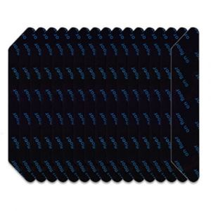 Lot de 10 pinces de fixation noires antid&eacute;rapantes pour tapis d'angle - Neuf