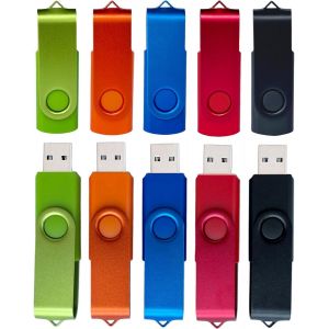 ChenQuanSarl-Lot De 10 Clés Usb 2.0 4 Go Multicolore Mémoire De Données Haute Vitesse - Neuf