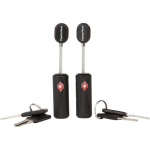 nzqaf-Lot de 2 Cadenas TSA à Clé | Cadenas pour Valises de Voyage | Cadenas à Clef TSA pour Valises Avion, Sacs de Voyage, Bagages, Sacs de Sport et Sacs à Dos, etc. | Cadenas TSA Antivol (Noir) - Neuf