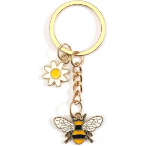 Kal-Porte-Clés Abeille, Décoration De Porte-Clés Animal, Pendentif Abeille, Cadeau D'anniversaire Pour Femme, Sac À Main, Sac À Dos, Accessoire - Neuf
