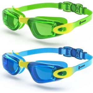 Lunettes De Natation Pour Enfant, Lunettes De Natation,Protection Uv, Antibu&eacute;e, Joints En Silicone Lunette Piscine Enfant Pour Fille Gar&ccedil;on 6-14 Ans - Neuf