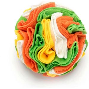 Chien Reniflant Balle D'alimentation Balle Interactive Pour Chien Jouet Pour Chien Boule D'alimentation Lente Jouet De Recherche De Nourriture Jouet Éducatif Pour Chien (15cm) - Neuf